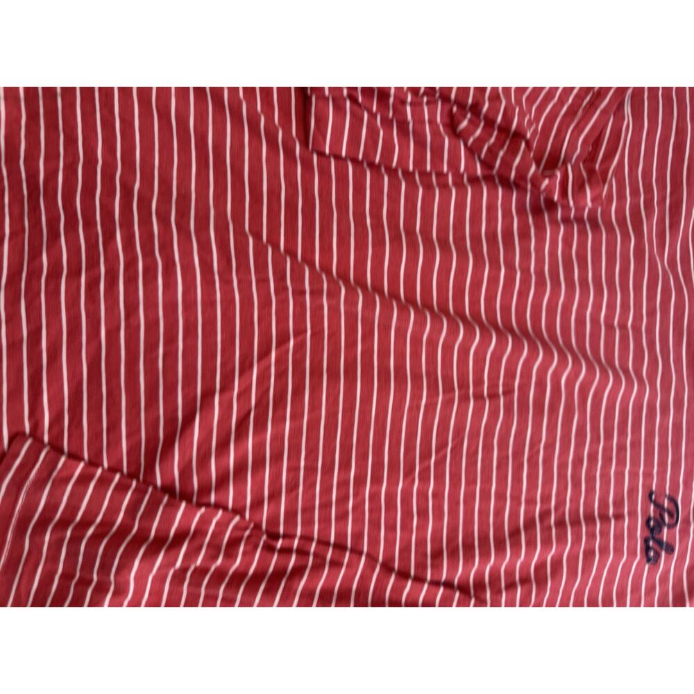 Polo Ralph Lauren Women’s Pink Striped Long Sleeve Shirt XL Embroidered Logo - Picture 9 of 16
